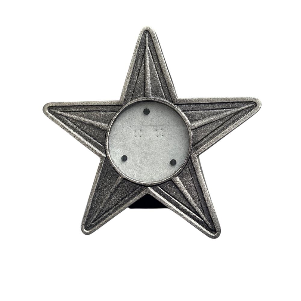 Sonoma Star Frame 2.5” D - frame is 5” x 4” rot iron